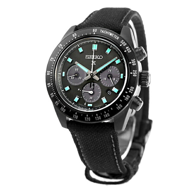 セイコー プロスペックス スピードタイマー ソーラー 腕時計 ブランド メンズ SEIKO PROSPEX SBDL105 アナログ オールブラック 黒 日本製 SBDL105