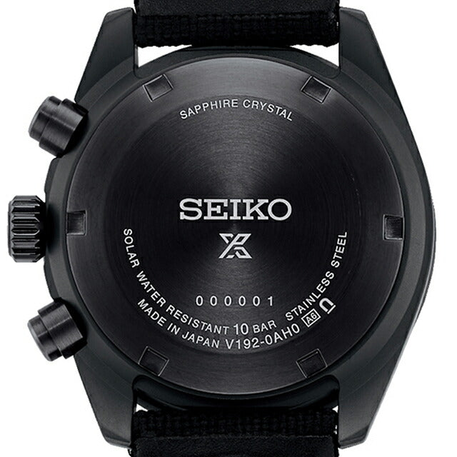 セイコー プロスペックス スピードタイマー ソーラー 腕時計 ブランド メンズ SEIKO PROSPEX SBDL105 アナログ オールブラック 黒 日本製 SBDL105