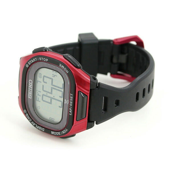 セイコー ランニングウォッチ メンズ 腕時計 ブランド ソーラー デジタル SBEF047 SEIKO プロスペックス レッド ブラック セイコー プロスペックス SBEF047