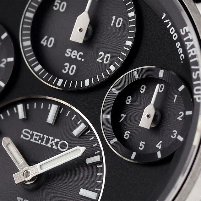 セイコー プロスペックス スピードタイマー ソーラー 腕時計 ブランド メンズ SEIKO SBER003 アナログ ブラック 黒 SBER003