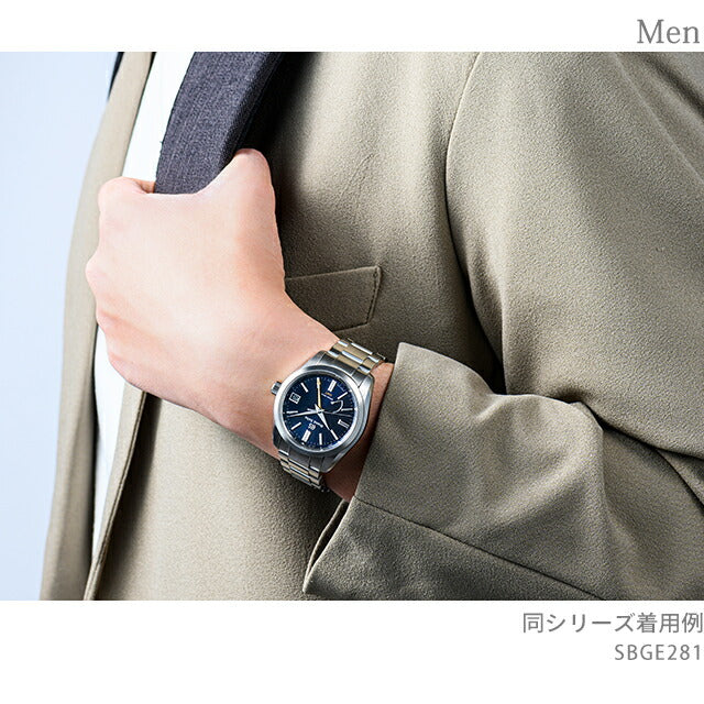 グランドセイコー スプリングドライブ スタンダードデザイン メンズ ヘリテージ コレクション 腕時計 ブランド SBGE281 SEIKO ミッドナイトブルー SBGE281