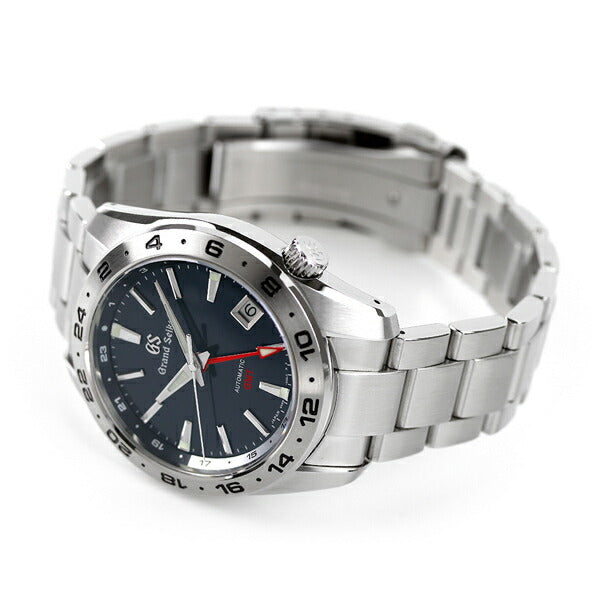 グランドセイコー 腕時計 ブランド スポーツ コレクション メカニカル GMT 自動巻き 機械式 メンズ SBGM245 SEIKO ミッドナイトブルー SBGM245