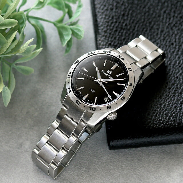 グランドセイコー スポーツコレクション アクティブ 腕時計 ブランド メンズ クオーツ GMT 9Fクオーツ SEIKO SBGN027 アナログ ブラック 黒 SBGN027