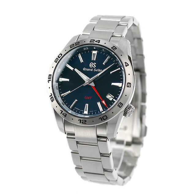 グランドセイコー スポーツコレクション アクティブ 腕時計 ブランド メンズ クオーツ GMT 9Fクオーツ SEIKO SBGN029 アナログ ネイビー 日本製 SBGN029