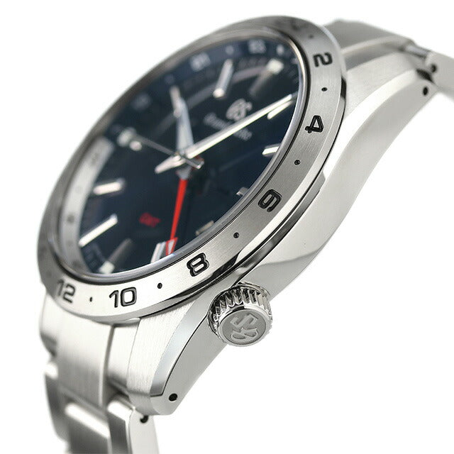 グランドセイコー スポーツコレクション アクティブ 腕時計 ブランド メンズ クオーツ GMT 9Fクオーツ SEIKO SBGN029 アナログ ネイビー 日本製 SBGN029