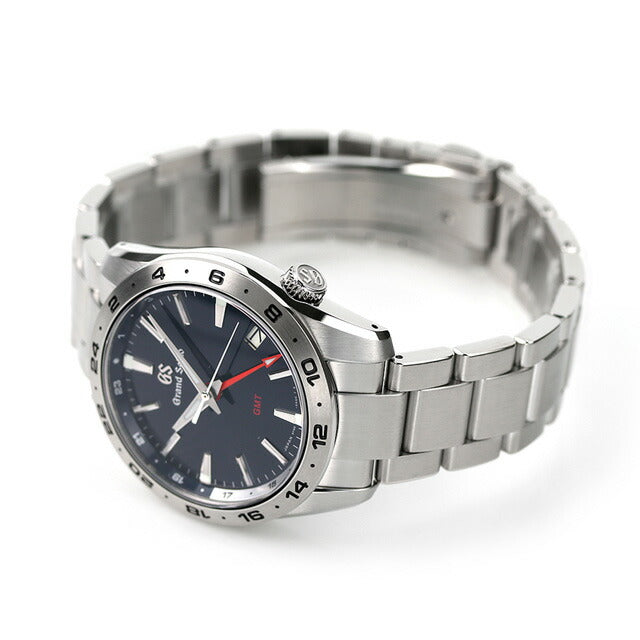 グランドセイコー スポーツコレクション アクティブ 腕時計 ブランド メンズ クオーツ GMT 9Fクオーツ SEIKO SBGN029 アナログ ネイビー 日本製 SBGN029