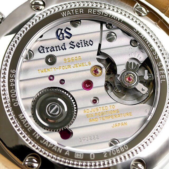 グランドセイコー 9Sメカニカル エレガンス コレクション 手巻き 腕時計 ブランド メンズ 革ベルト SEIKO SBGW281 アナログ SBGW281