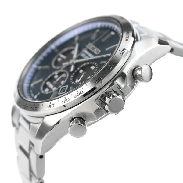 セイコーセレクション メンズ ソーラークロノグラフ 限定モデル ソーラー 腕時計 ブランド SBPY163 SEIKO ブルー SBPY163