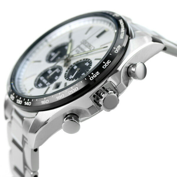 セイコーセレクション メンズ ソーラークロノグラフ 限定モデル ソーラー 腕時計 ブランド SBPY165 SEIKO ホワイト SBPY165