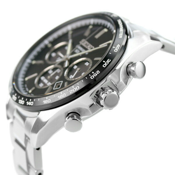 セイコーセレクション メンズ ソーラークロノグラフ 限定モデル ソーラー 腕時計 ブランド SBPY167 SEIKO ブラック SBPY167
