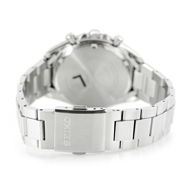 セイコーセレクション Sシリーズ ソーラー 腕時計 ブランド メンズ クロノグラフ SEIKO SELECTION SBPY179 アナログ ホワイト 白 SBPY179