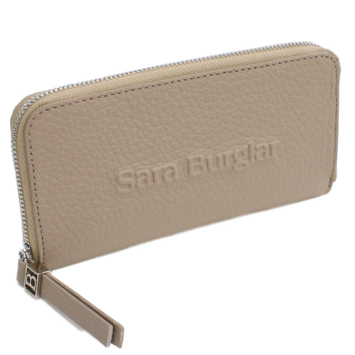 サラバーグラー 長財布ラウンドファスナー レディース BUFALO LOGO レザー イタリア 110L TAUPE グレージュ 財布 SBR110L021