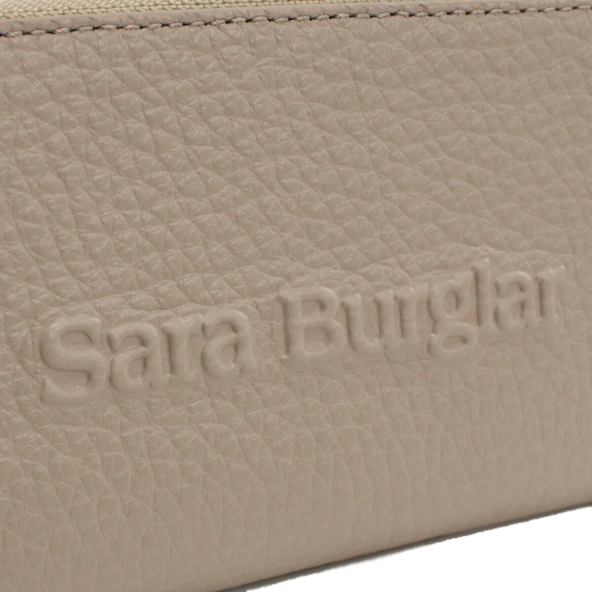 サラバーグラー 長財布ラウンドファスナー レディース BUFALO LOGO レザー イタリア 110L TAUPE グレージュ 財布 SBR110L021
