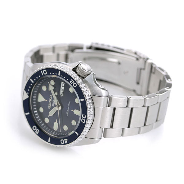 セイコー5 スポーツ 日本製 自動巻き 機械式 限定モデル メンズ 腕時計 ブランド SKX Series SBSA001 SEIKO スポーツ ネイビー SBSA001