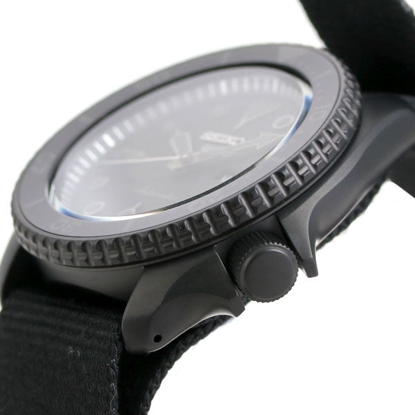 セイコー5 スポーツ 日本製 自動巻き 機械式 限定モデル メンズ 腕時計 ブランド SKX Series SBSA025 SEIKO ストリート オールブラック SBSA025
