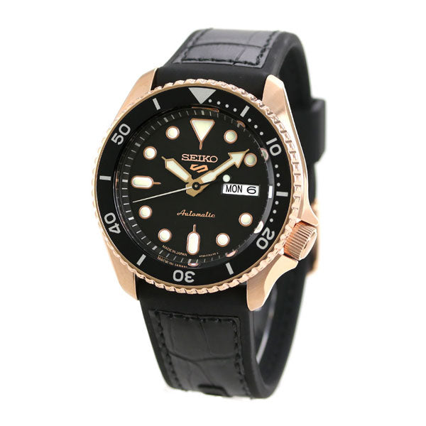 セイコー5 スポーツ 日本製 自動巻き 限定モデル メンズ 腕時計 ブランド SKX Series SBSA028 SEIKO スペシャリスト ブラック SBSA028