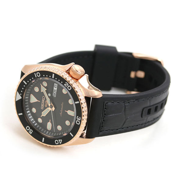 セイコー5 スポーツ 日本製 自動巻き 限定モデル メンズ 腕時計 ブランド SKX Series SBSA028 SEIKO スペシャリスト ブラック SBSA028