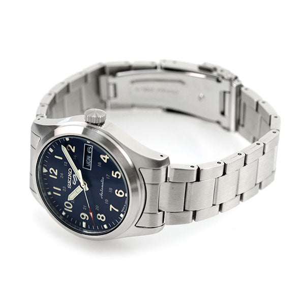セイコー5 スポーツ 日本製 自動巻き 機械式 限定モデル Field Series SBSA113 SEIKO スポーツスタイル ネイビー 腕時計 ブランド メンズ SBSA113