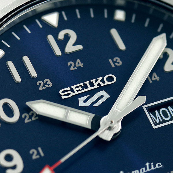 セイコー5 スポーツ 日本製 自動巻き 機械式 限定モデル Field Series SBSA113 SEIKO スポーツスタイル ネイビー 腕時計 ブランド メンズ SBSA113