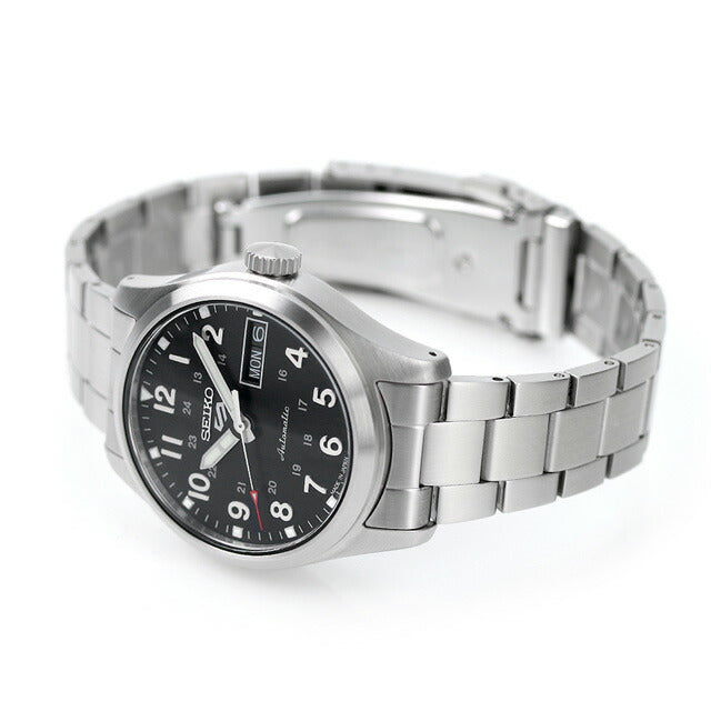 セイコー5 スポーツ スポーツ スタイル 自動巻き 機械式 腕時計 ブランド メンズ 限定モデル SEIKO Field Series SBSA197 ブラック 黒 SBSA197