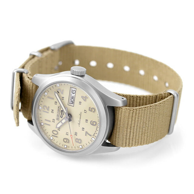 セイコー5 スポーツ スポーツ スタイル 自動巻き 機械式 腕時計 ブランド メンズ 限定モデル SEIKO Field Series SBSA199 ベージュ 日本製 SBSA199