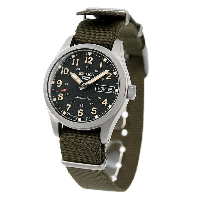 セイコー5 スポーツ スポーツ スタイル 自動巻き 機械式 腕時計 ブランド メンズ 限定モデル SEIKO Field Series SBSA201 ブラック カーキ SBSA201