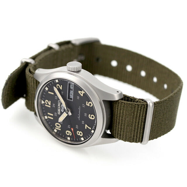 セイコー5 スポーツ スポーツ スタイル 自動巻き 機械式 腕時計 ブランド メンズ 限定モデル SEIKO Field Series SBSA201 ブラック カーキ SBSA201