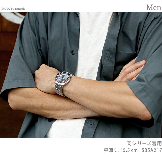 セイコー5 スポーツ SKX Series 自動巻き 腕時計 ブランド メンズ SEIKO SBSA221 ブラック 黒 SBSA221