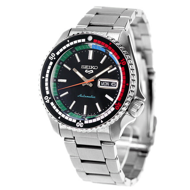 セイコー5 スポーツ SKX Series 自動巻き 腕時計 ブランド メンズ SEIKO SBSA221 ブラック 黒 SBSA221