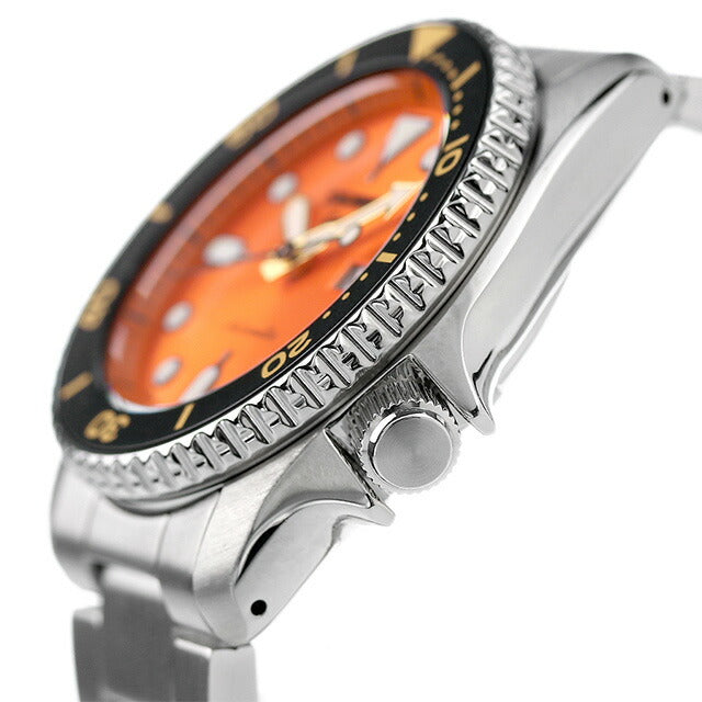 セイコー5 スポーツ SKX Series 自動巻き 機械式 腕時計 ブランド メンズ レディース SEIKO SBSA231 アナログ オレンジ 日本製 SBSA231