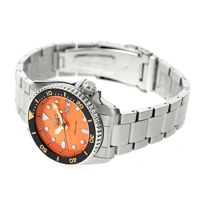 セイコー5 スポーツ SKX Series 自動巻き 機械式 腕時計 ブランド メンズ レディース SEIKO SBSA231 アナログ オレンジ 日本製 SBSA231