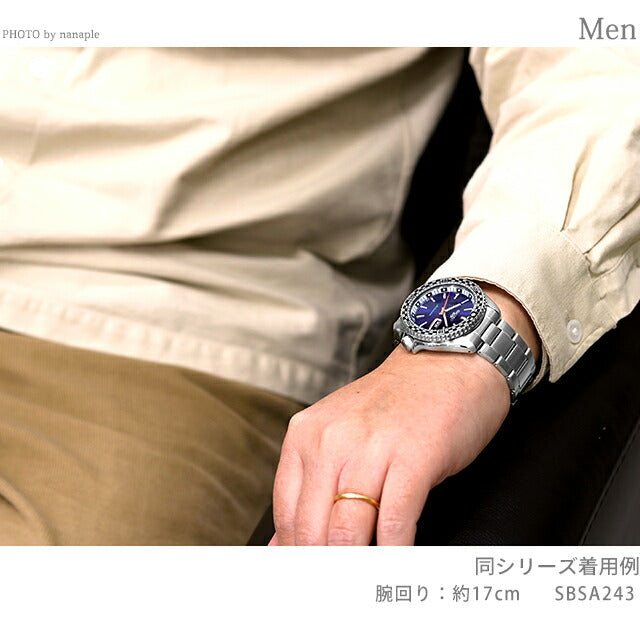 セイコー5 スポーツ チェッカーフラグ 自動巻き 腕時計 ブランド メンズ Seiko 5 Sports SKX Series SBSA245 アナログ ブラック 黒 日本製 SBSA245