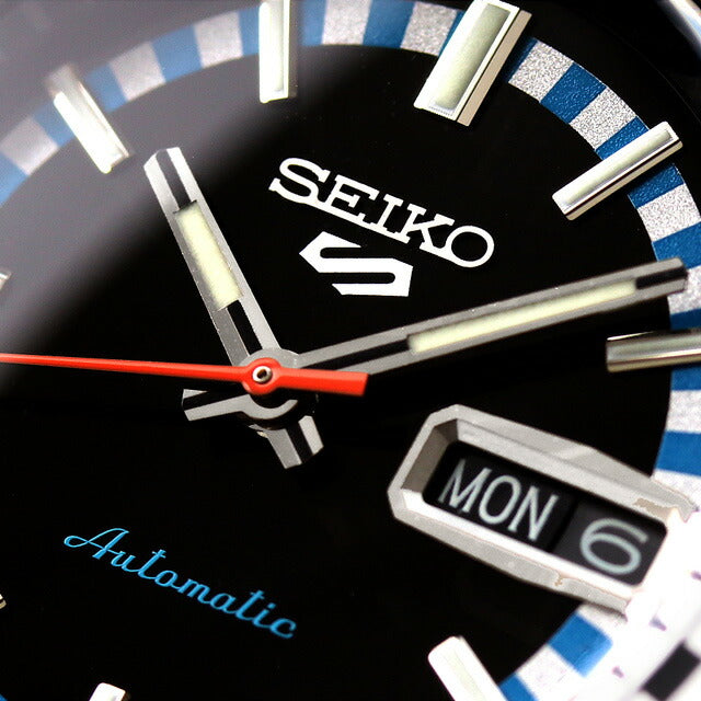 セイコー5 スポーツ チェッカーフラグ 自動巻き 腕時計 ブランド メンズ Seiko 5 Sports SKX Series SBSA245 アナログ ブラック 黒 日本製 SBSA245