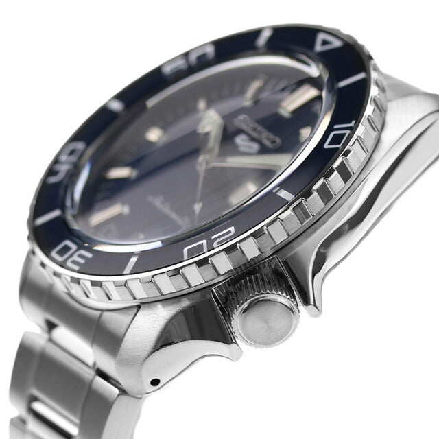 セイコー5 スポーツ スーツ スタイル 自動巻き 腕時計 ブランド メンズ Seiko 5 Sports SKX Series SBSA259 アナログ ネイビー 日本製 SBSA259