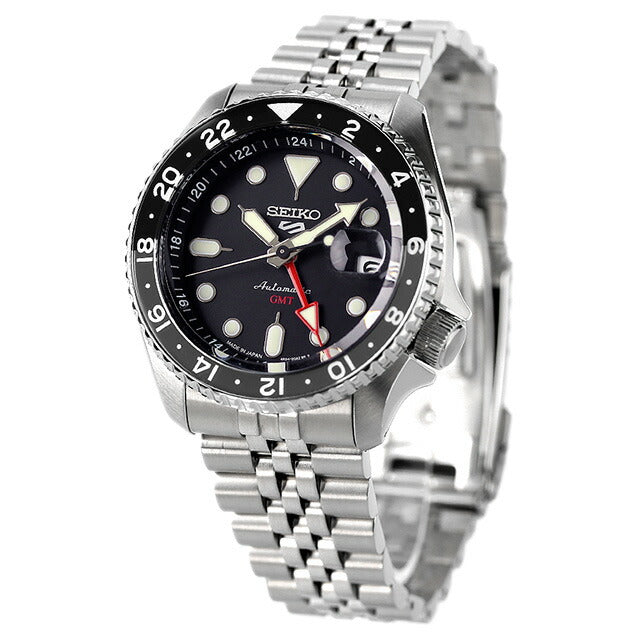セイコー5 スポーツ ファイブスポーツ 限定モデル SKX Series GMTモデル 自動巻き 機械式 メンズ 腕時計 ブランド SBSC001 SEIKO ブラック SBSC001