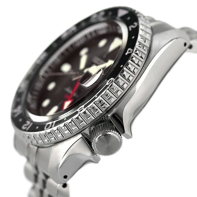 セイコー5 スポーツ ファイブスポーツ 限定モデル SKX Series GMTモデル 自動巻き 機械式 メンズ 腕時計 ブランド SBSC001 SEIKO ブラック SBSC001