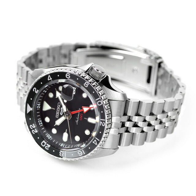 セイコー5 スポーツ ファイブスポーツ 限定モデル SKX Series GMTモデル 自動巻き 機械式 メンズ 腕時計 ブランド SBSC001 SEIKO ブラック SBSC001