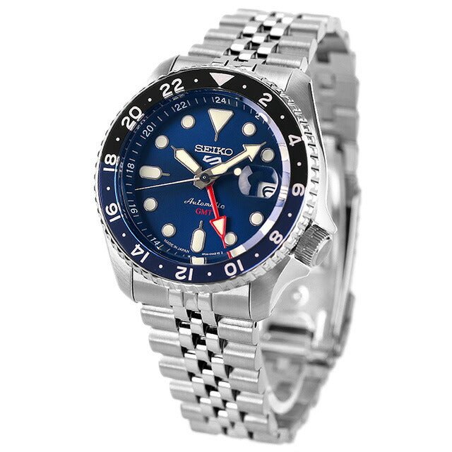 セイコー5 スポーツ 限定モデル SKX Series GMTモデル 自動巻き 機械式 腕時計 ブランド SBSC003 SEIKO ブルー バットマン BATMAN SBSC003