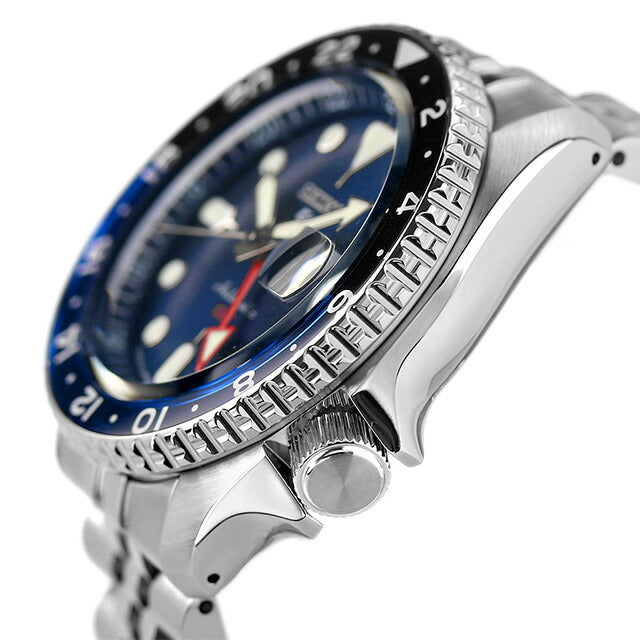セイコー5 スポーツ 限定モデル SKX Series GMTモデル 自動巻き 機械式 腕時計 ブランド SBSC003 SEIKO ブルー バットマン BATMAN SBSC003