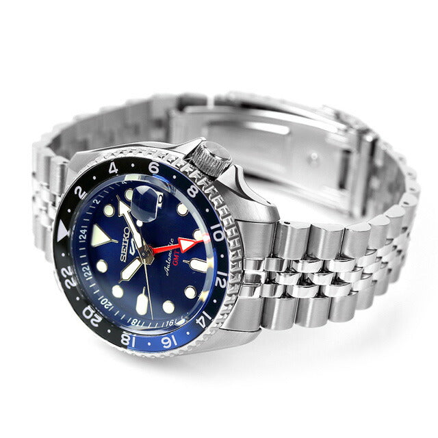 セイコー5 スポーツ 限定モデル SKX Series GMTモデル 自動巻き 機械式 腕時計 ブランド SBSC003 SEIKO ブルー バットマン BATMAN SBSC003