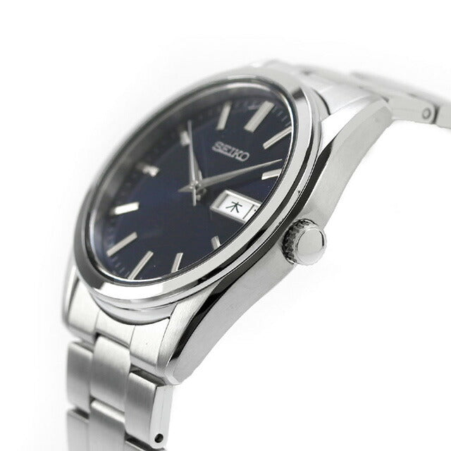 セイコーセレクション メンズ アナログクオーツ デイデイトSシリーズ クオーツ 腕時計 ブランド メンズ SEIKO SELECTION SBTH009 アナログ ネイビー SBTH009