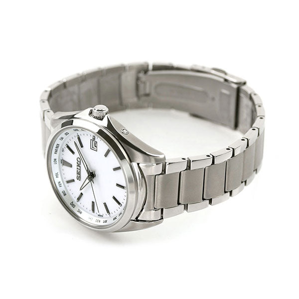 セイコー 時計 ソーラー電波 チタン ワールドタイム 腕時計 ブランド メンズ 日本製 SBTM287 SEIKO SBTM287