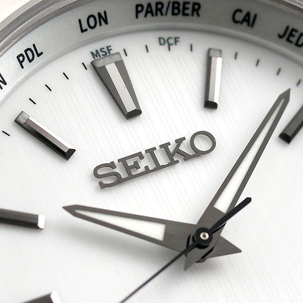セイコー 時計 ソーラー電波 チタン ワールドタイム 腕時計 ブランド メンズ 日本製 SBTM287 SEIKO SBTM287