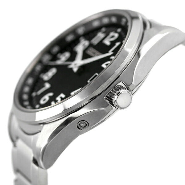 セイコーセレクション メンズ 見やすい チタン 日本製 ソーラー電波 腕時計 SBTM329 SEIKO SELECTION ブラック 記念品 プレゼント ギフト SBTM329