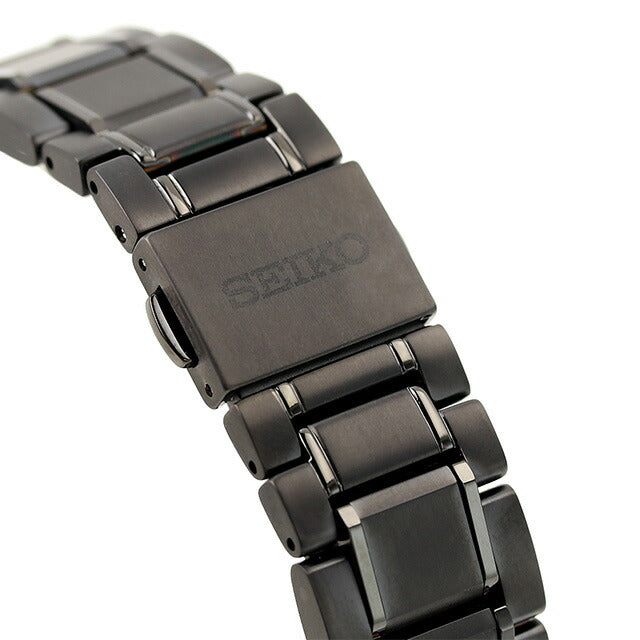 セイコーセレクション プレミアム ソーラー電波 腕時計 ブランド メンズ 限定モデル チタン SEIKO SBTM343 アナログ ブラック 黒 日本製 SBTM343