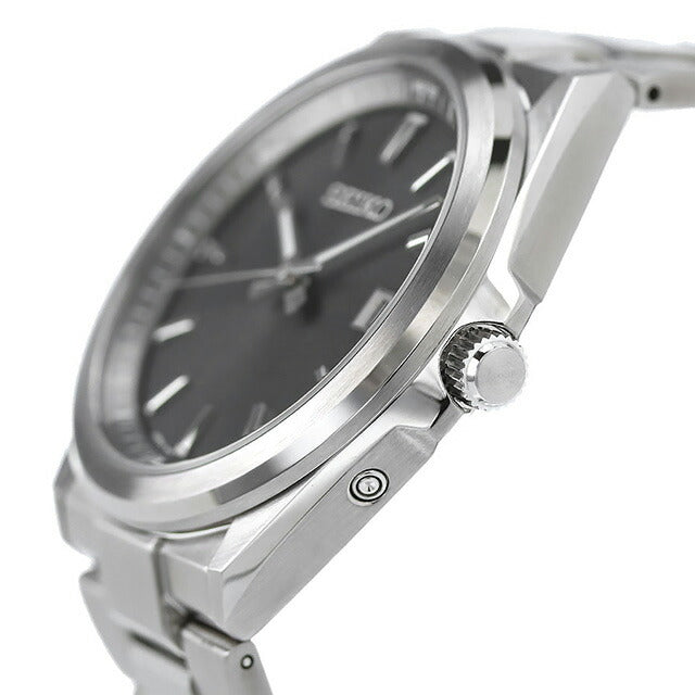 セイコーセレクション Sシリーズ ステンレス製 電波ソーラー 腕時計 ブランド メンズ SEIKO SELECTION SBTM347 アナログ グレー SBTM347