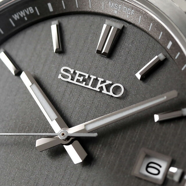 セイコーセレクション Sシリーズ ステンレス製 電波ソーラー 腕時計 ブランド メンズ SEIKO SELECTION SBTM347 アナログ グレー SBTM347