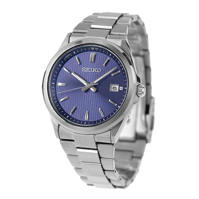 セイコーセレクション Sシリーズ ステンレス製 電波ソーラー 腕時計 ブランド メンズ SEIKO SELECTION SBTM349 アナログ ブルー SBTM349
