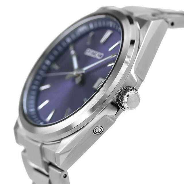 セイコーセレクション Sシリーズ ステンレス製 電波ソーラー 腕時計 ブランド メンズ SEIKO SELECTION SBTM349 アナログ ブルー SBTM349