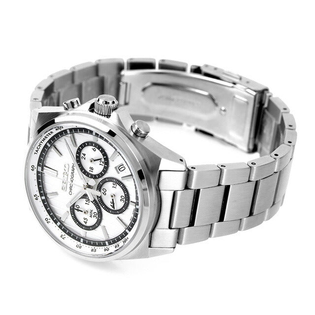 セイコーセレクション クオーツ 腕時計 ブランド メンズ 限定モデル クロノグラフ SEIKO SBTR031 アナログ シルバー SBTR031